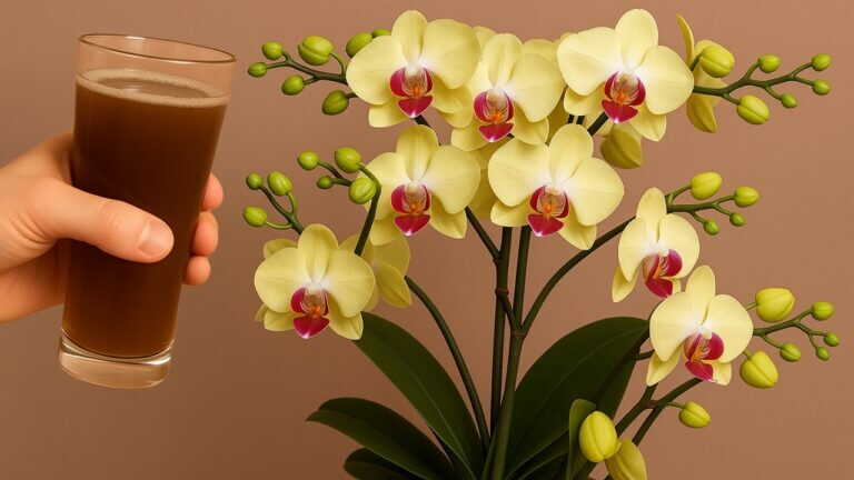 Wlewaj 1 filiżankę tygodniowo! Orchidee natychmiast tworzą nowe korzenie i kwiaty